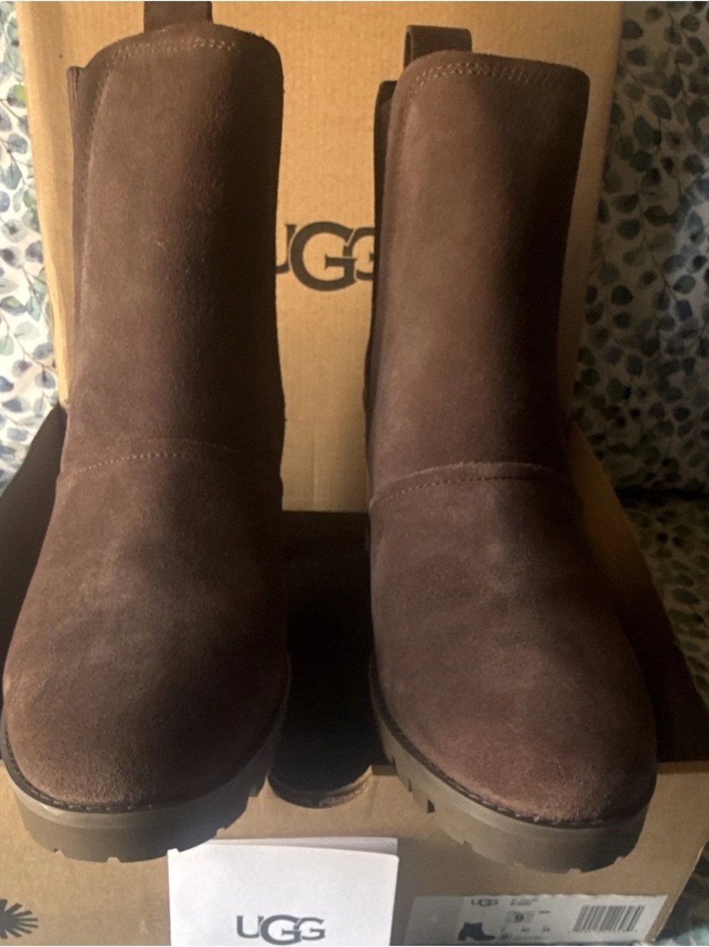UGG Women's Chestnut Suede Ankle Booties